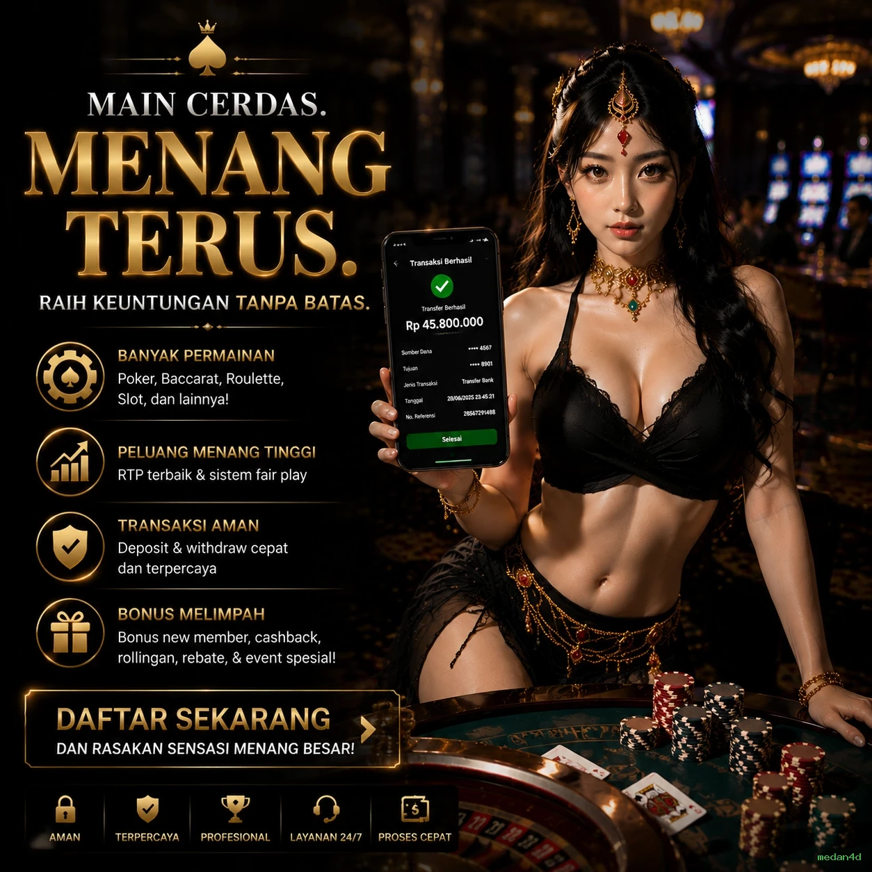 Ikon aplikasi medan4d resmi